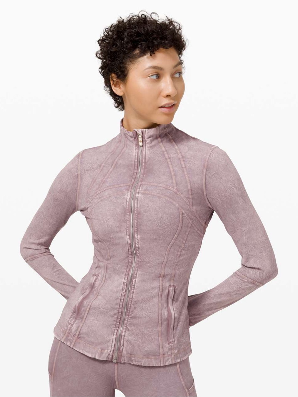 lululemon athletica Define Jacket *Ice Dye in Ice Wash Violet Verbena Size 4